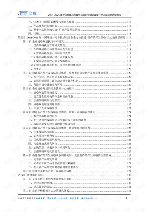 2021 2025年中國環(huán)境與可靠性試驗行業(yè)調研及新產(chǎn)品開發(fā)戰(zhàn)略咨詢報告.pdf